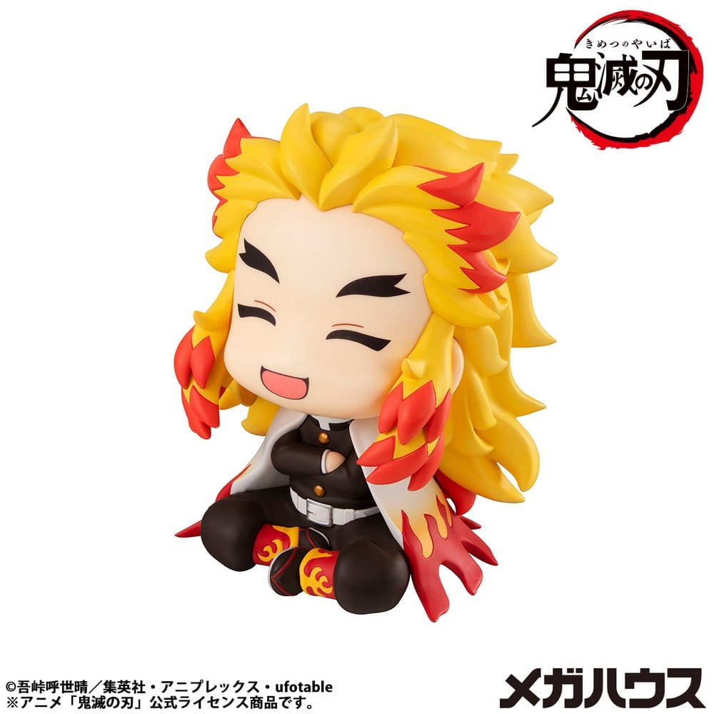SU ORDINAZIONE Demon Slayer: Kimetsu no Yaiba Look Up PVC Statue Rengoku Kyoujurou Smile Ver. 11 cm 