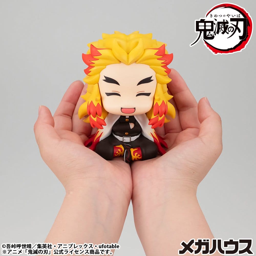 SU ORDINAZIONE Demon Slayer: Kimetsu no Yaiba Look Up PVC Statue Rengoku Kyoujurou Smile Ver. 11 cm 