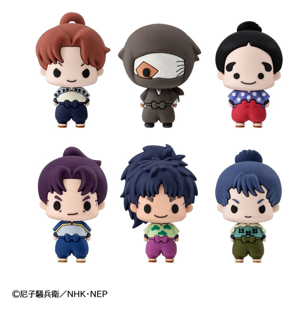 SU ORDINAZIONE Nintama Rantaro Chokorin Mascot Series Trading Figure Vol. 1 5 cm Blind Box Assortment (6)