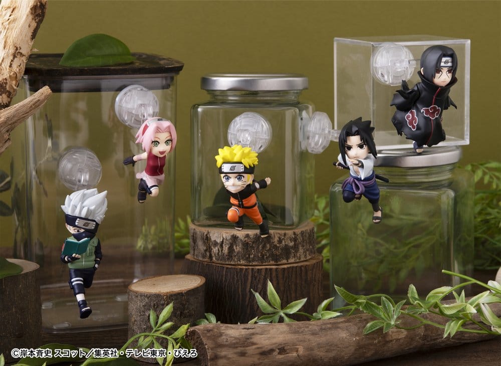 PREORDINE+ 06/2027 Naruto Shippuden Tobimas Mini Figures 5 cm Blind Box Display (6)
