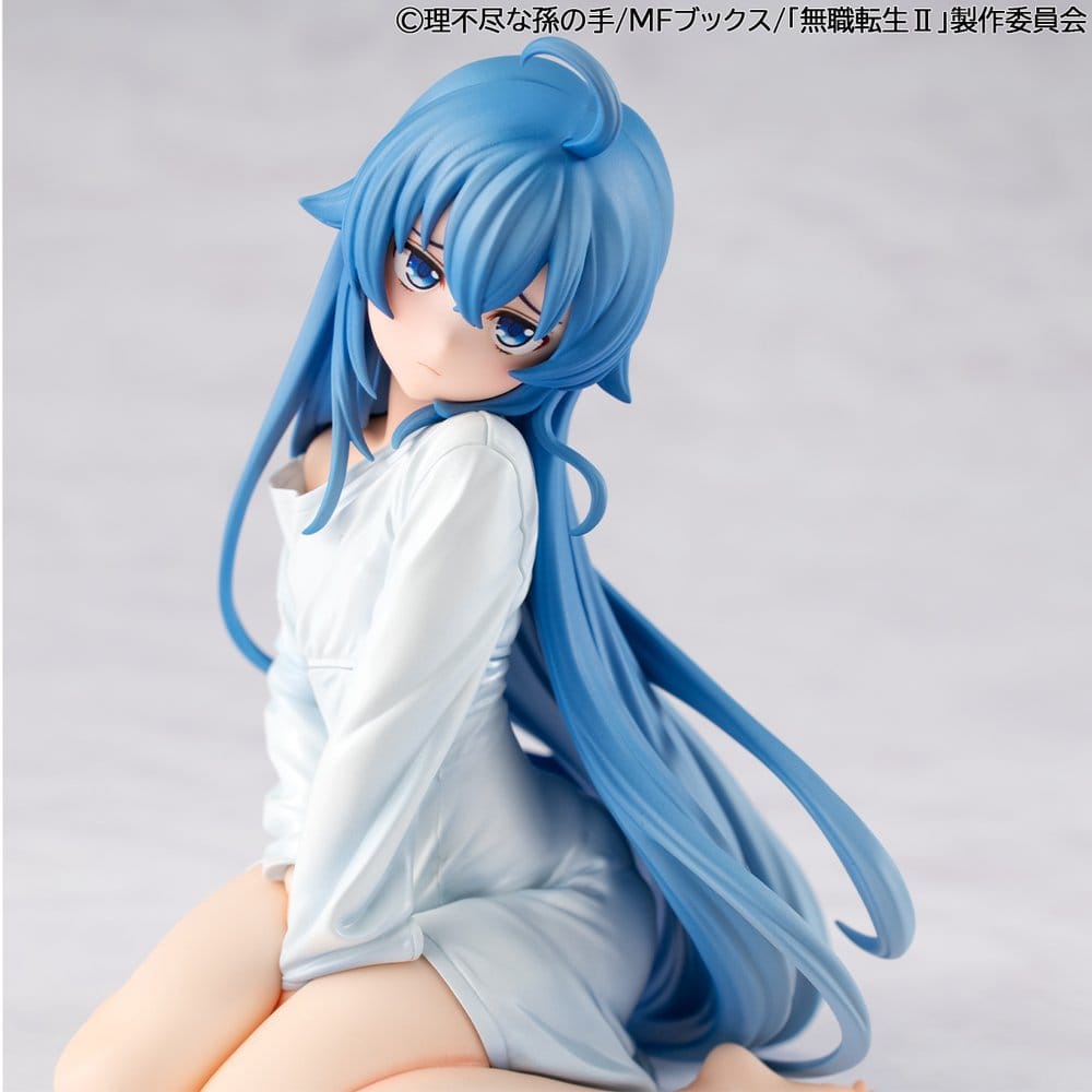 PREORDINE+ 10/2026 Mushoku Tensei Jobless Reincarnation Melty Princess PVC Statue Roxy Peeping Ver. Palm Size 9 cm