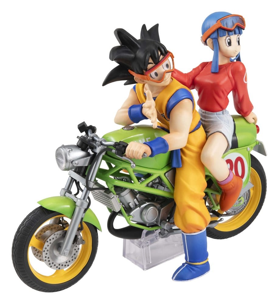 PREORDINE+ 01/2027 (NON CANCELLABILE) Dragon Ball Z Desktop Real McCoy PVC Figure 05 Son Goku & Chichi Limited Repeat Ver. 15 cm