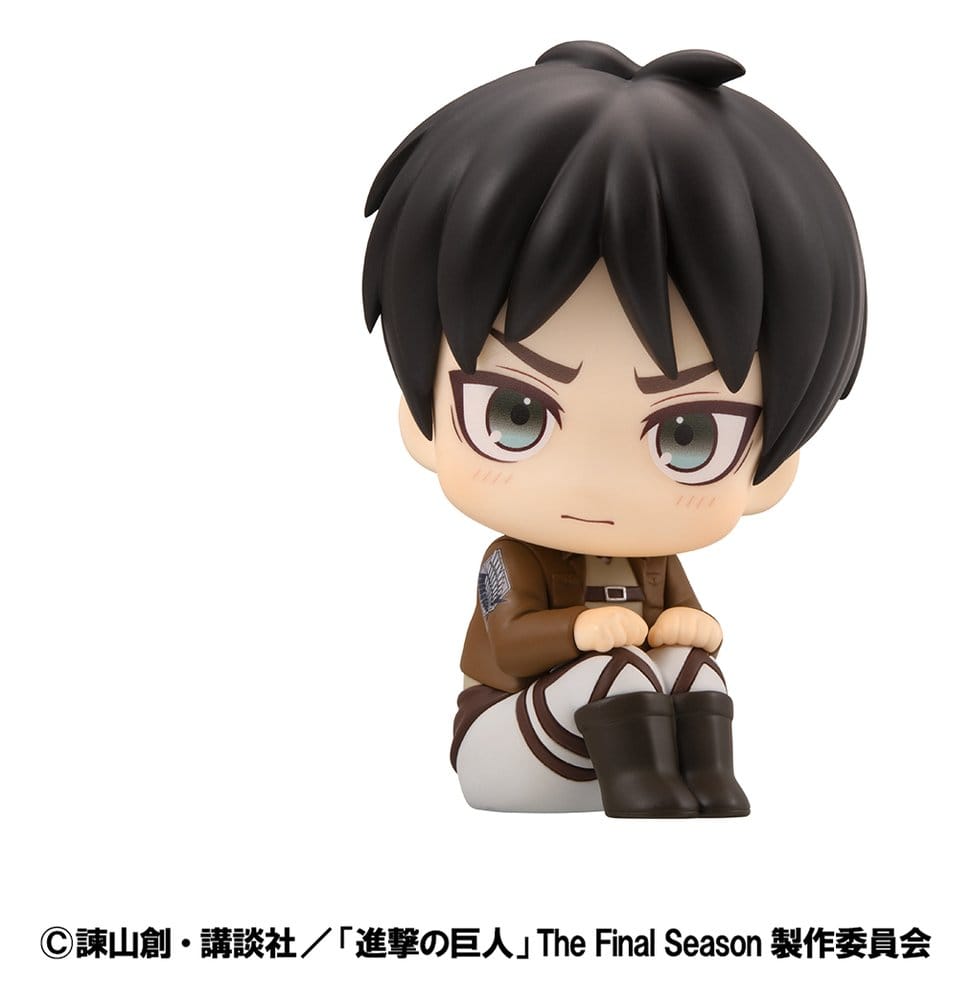 PREORDINE+ CHIUSO 12/2026 Attack on Titan Lookup PVC Figure Eren Jaeger Grumpy Ver. 11 cm
