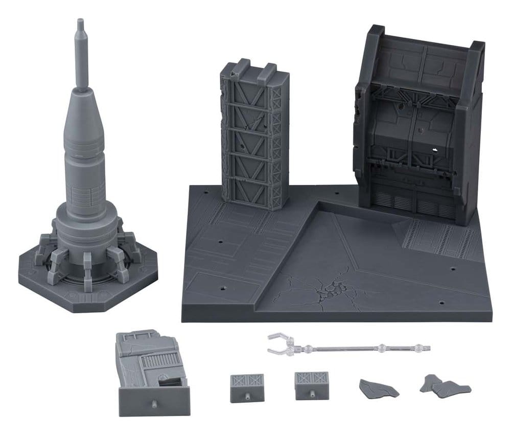 PREORDINE+ 05/2027 Mobile Suit Gundam SEED Realistic Model Series Diorama G Structure GS06M Heliopolis Battle Stage Material Color Edition 18 cm