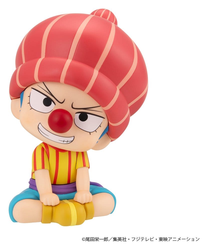 PREORDINE+ 03/2027 One Piece Look Up PVC Figure Buggy Childhood Ver. 11 cm