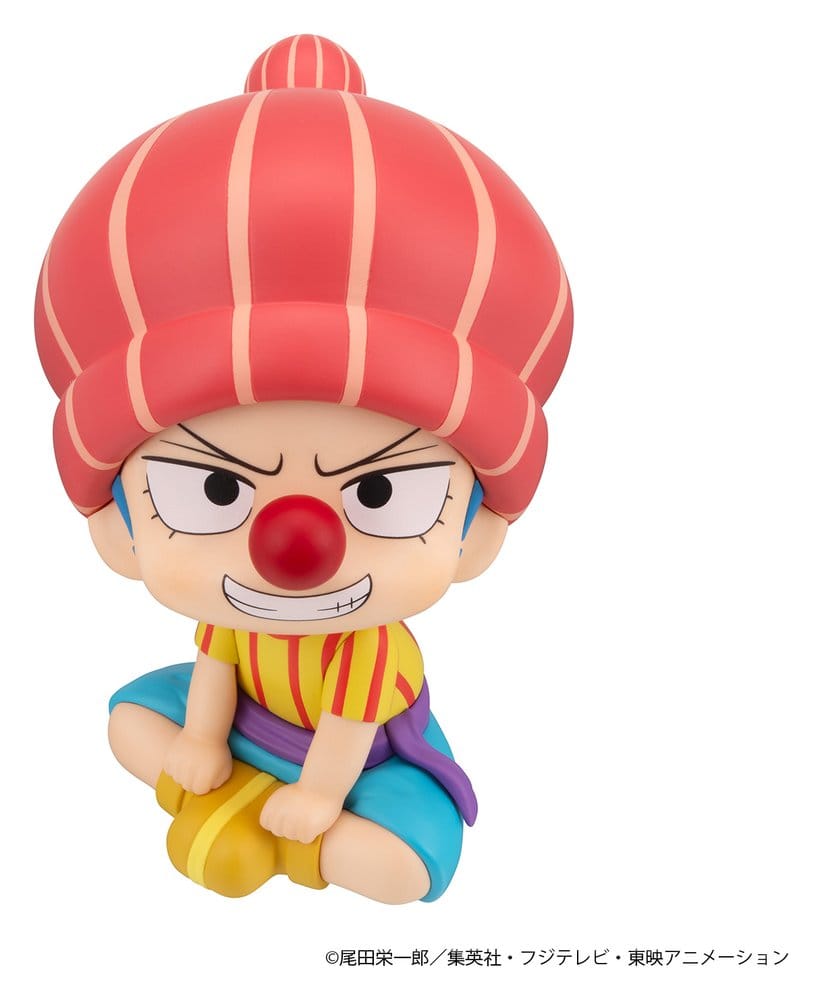 PREORDINE+ 03/2027 One Piece Look Up PVC Figures 2-Pack Shanks & Buggy Childhood Ver. 11 cm (with gift)