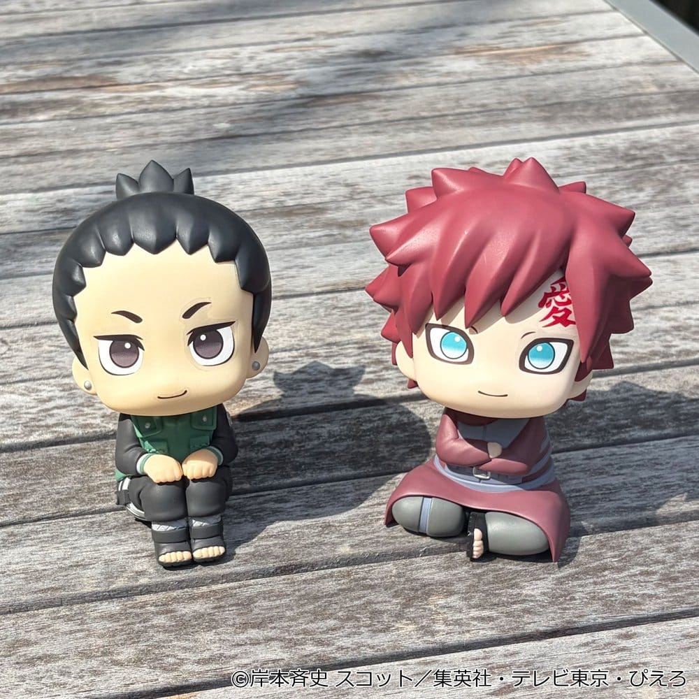 PREORDINE+ 08/2027 Naruto Shippuden Look Up PVC Figures 2-Pack Shikamaru Nara & Gaara Smile ver. 11 cm (with gift)