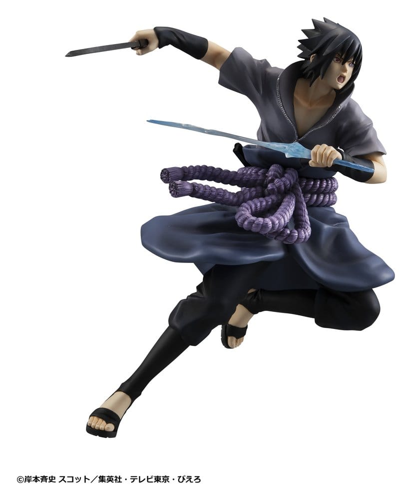 PREORDINE+ 04/2027 Naruto Shippuden G.E.M. Series PVC Figure Sasuke Uchiha Great Ninja War Ver. 23 cm (Repeat)