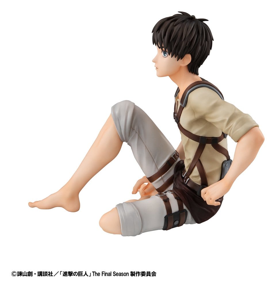 PREORDINE+ 03/2027 Attack on Titan G.E.M. Series PVC Figure Eren Yeager Palm Size 10 cm