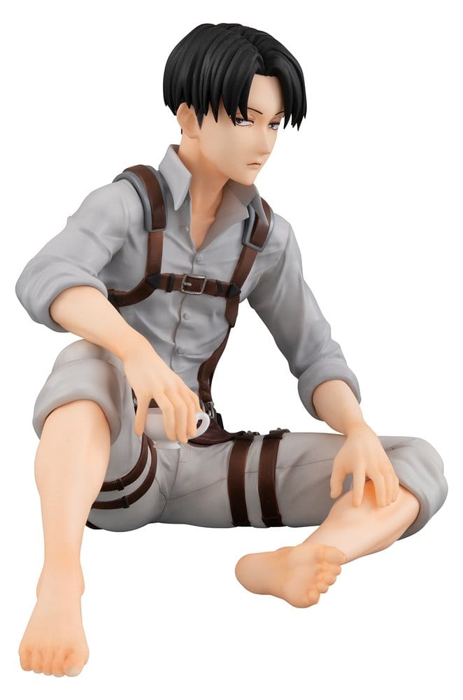 PREORDINE+ 03/2027 Attack on Titan G.E.M. Series PVC Figure Squad Captain Levi Palm Size 9 cm
