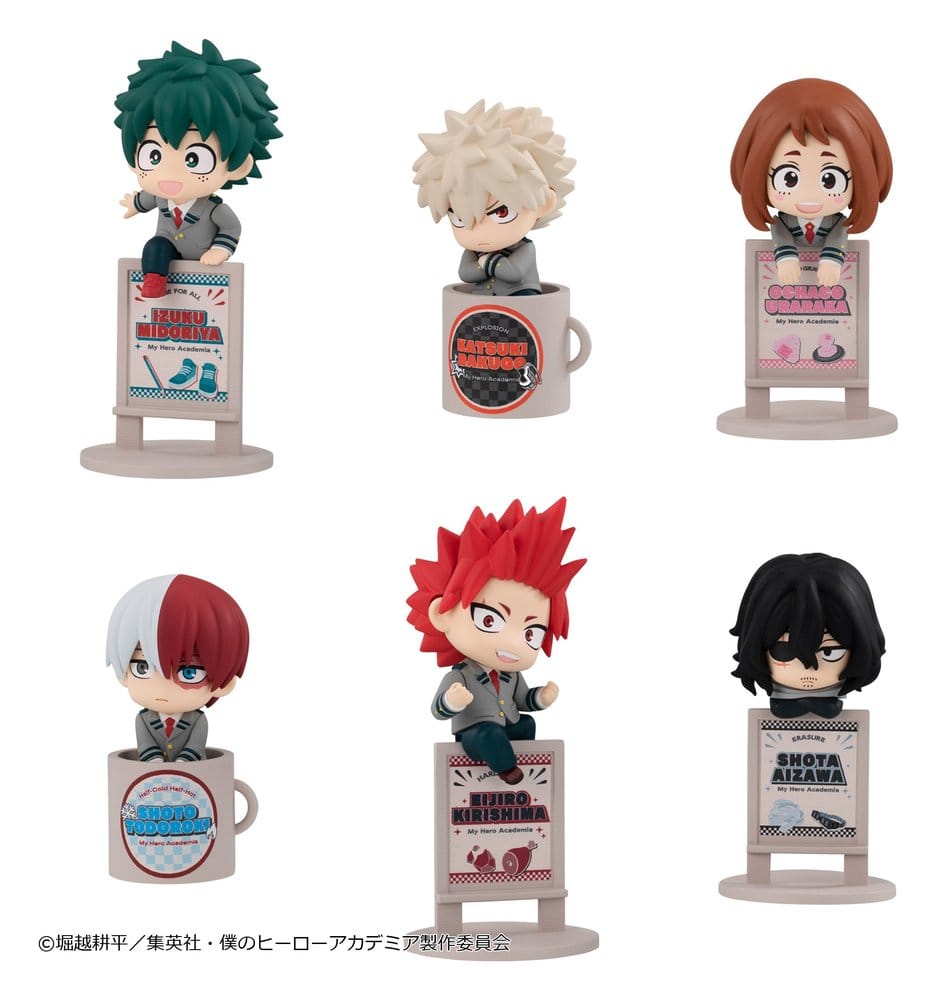 PREORDINE+ 07/2027 My Hero Academia Ochatomo Series Mini Figures A Little Break Tea Time 4 cm Blind Box Display (6)