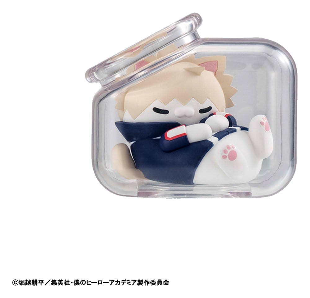 PREORDINE+ 08/2027 My Hero Academia Mega Cat Project Mini Figures Good Night Heroaca Cats 6 cm Blind Box Display (8)