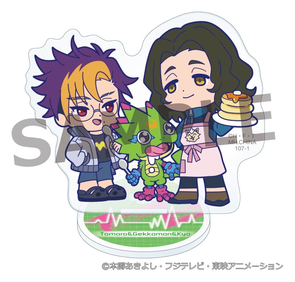 PREORDINE+ 05/2027 Digimon Buddycolle Acrylic Stands Beatbreak 6 cm Blind Box Display (6)