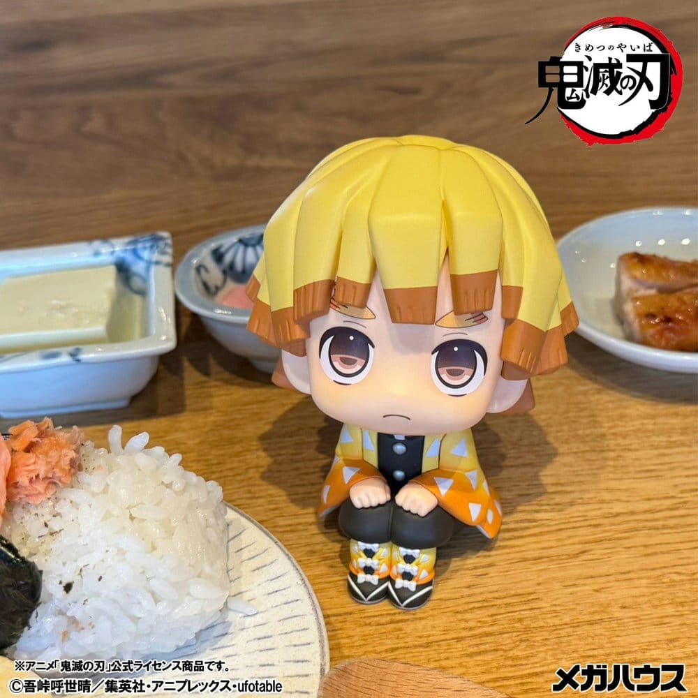 PREORDINE+ 08/2027 Demon Slayer: Kimetsu no Yaiba Look Up PVC Figure Zenitsu Agatsuma Grumpy Ver. 11 cm