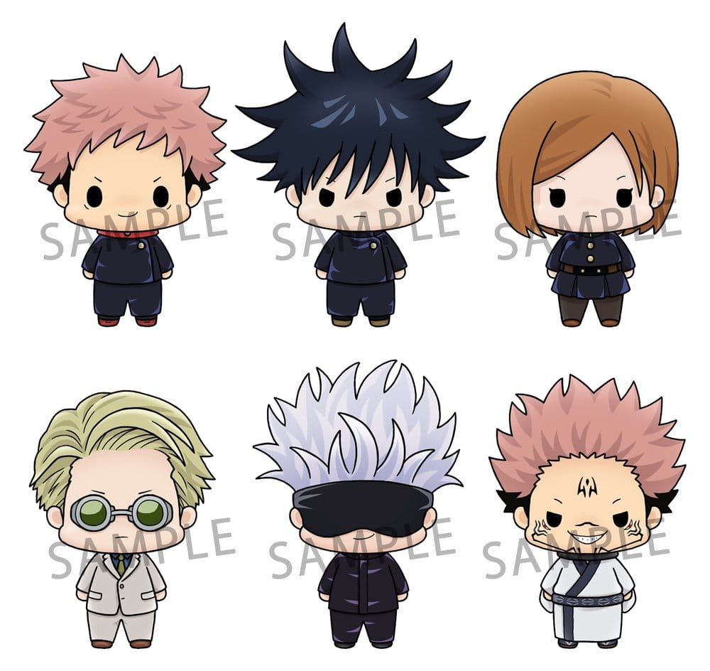 PREORDINE+ 07/2027 Jujutsu Kaisen Chokorin Collection Mini Figures 5 cm Blind Box Display (6)