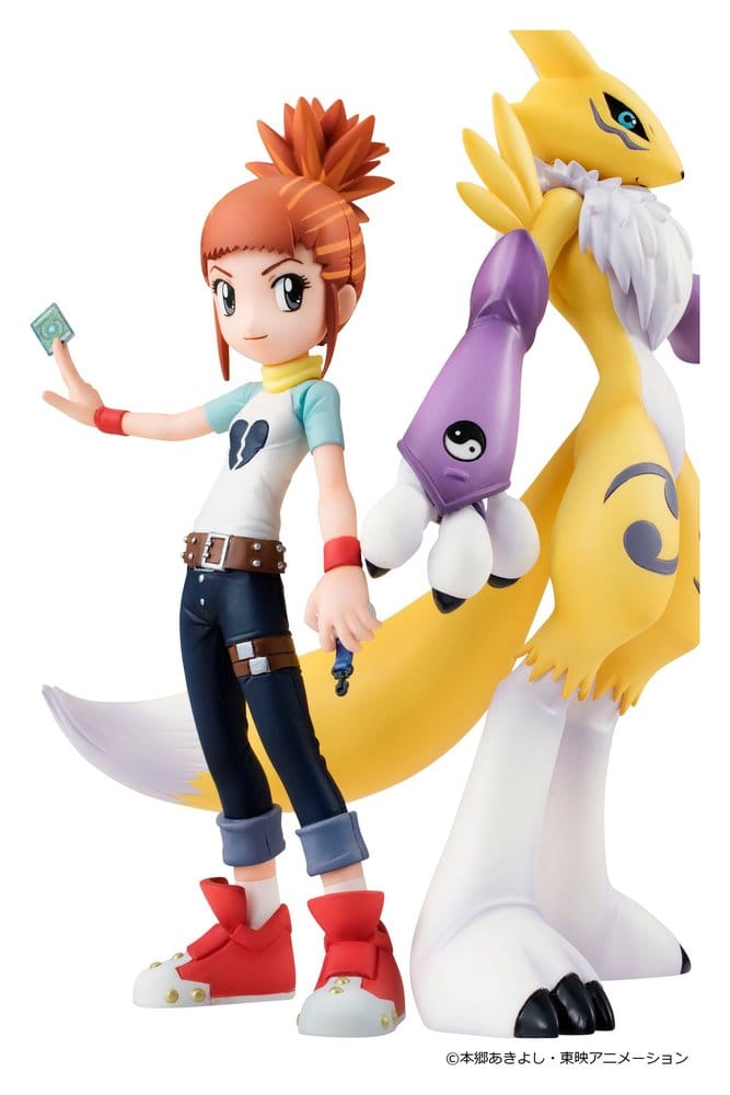 PREORDINE+ 09/2027 Digimon Tamers G.E.M. Series PVC Figure Renamon & Ruki Makino 13 cm (Repeat)