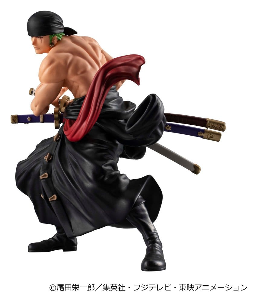 PREORDINE+ 05/2027 One Piece Wallstar PVC Figure Roronoa Zoro 9 cm