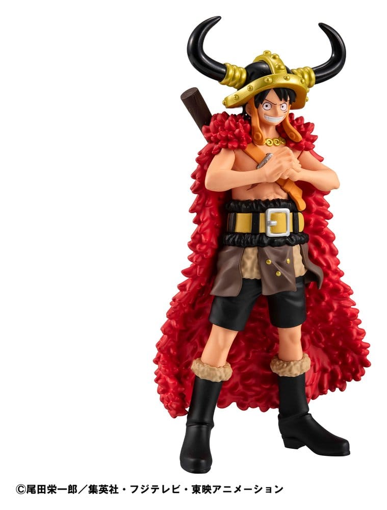 PREORDINE+ 08/2027 One Piece Wallstar PVC Figure Monkey D. Luffy Elbaph Arc 11 cm