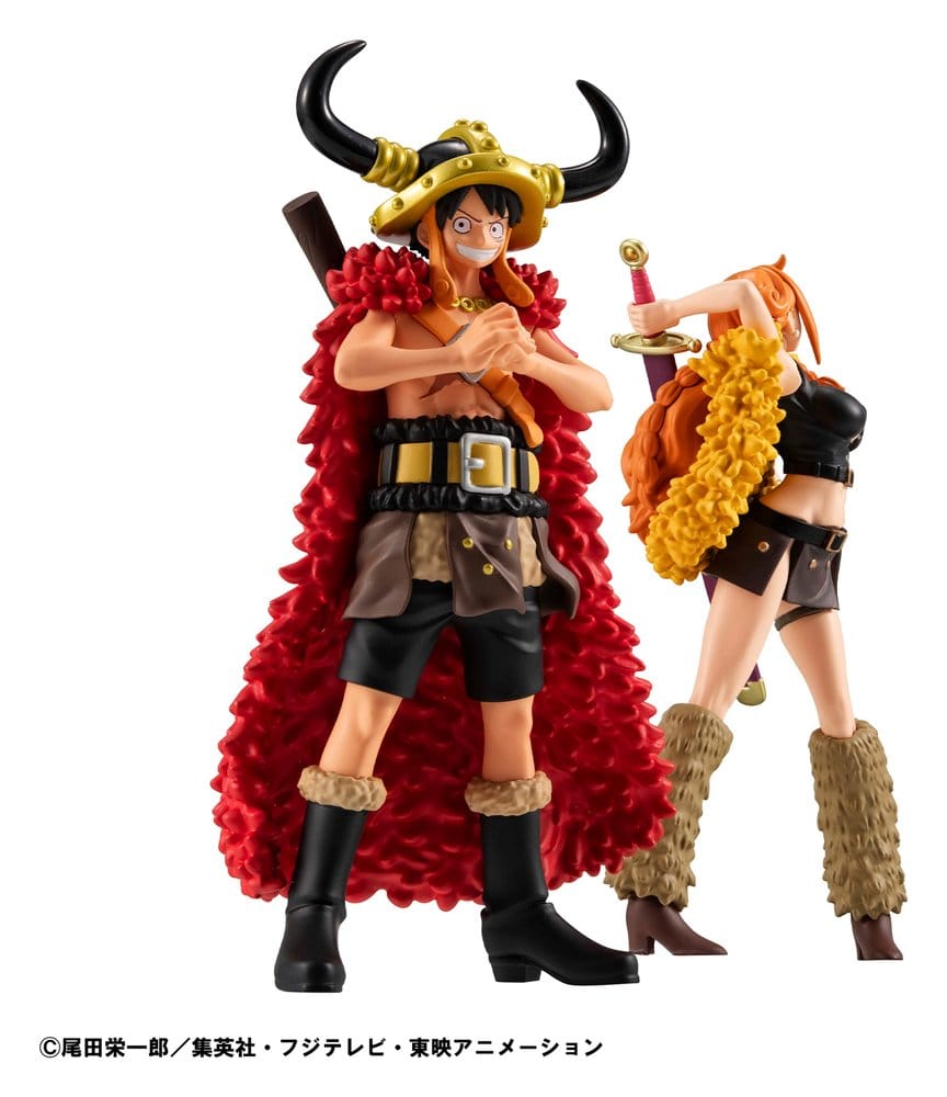 PREORDINE+ 08/2027 One Piece Wallstar PVC Figure Monkey D. Luffy Elbaph Arc 11 cm