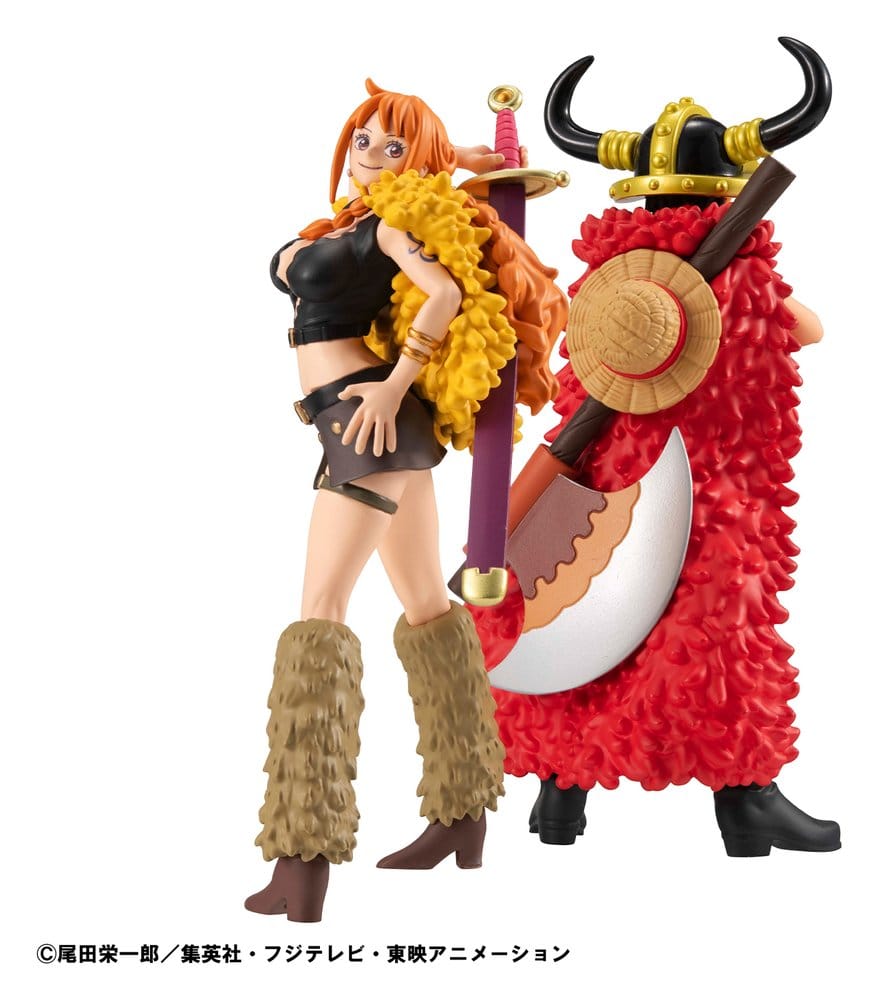 PREORDINE+ 08/2027 One Piece WALLSTAR PVC Figure Nami (Elbaph Arc) 10 cm