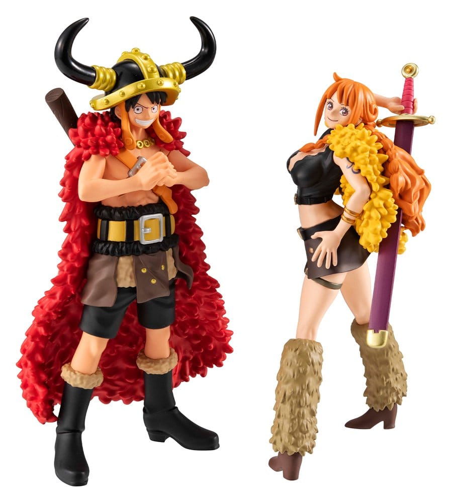 PREORDINE+ 08/2027 One Piece WALLSTAR PVC Figures 2-Pack Monkey D. Luffy & Nami Ver. Elbaph 11 cm (with gift)