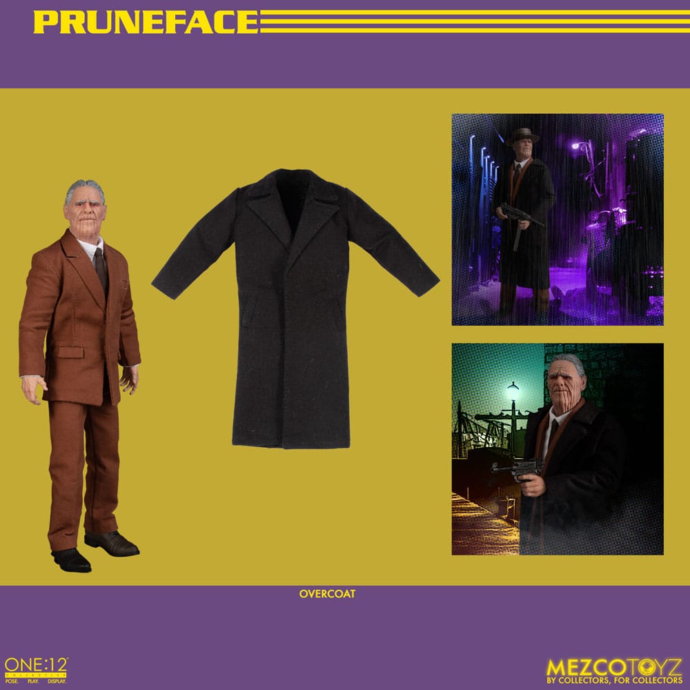 PREORDINE ESAURITO  Dick Tracy Action Figure 1/12 Pruneface 17 cm