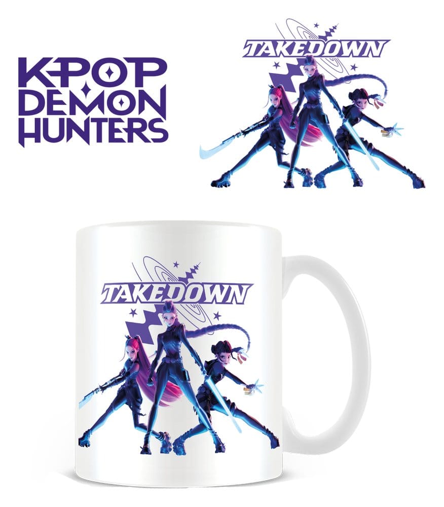🧪 LAB | SU ORDINAZIONE KPop Demon Hunters Mug Takedown White