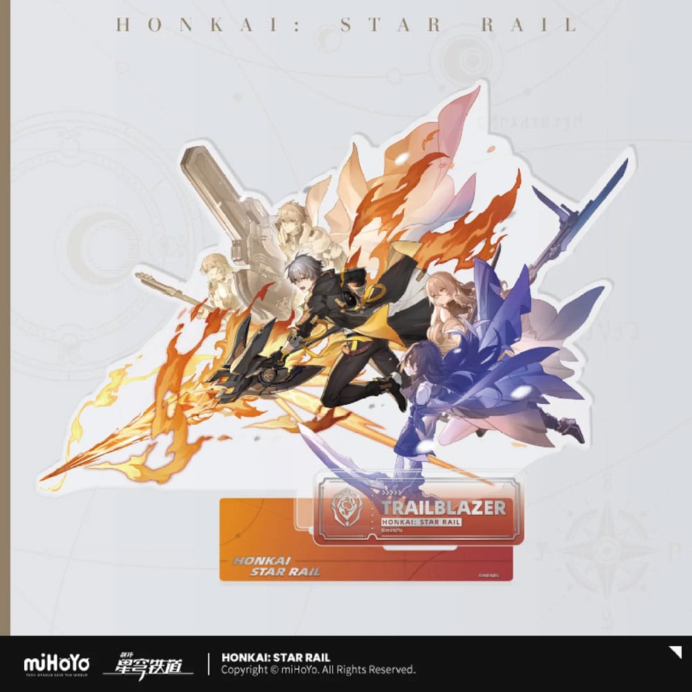 SU ORDINAZIONE Honkai: Star Rail Preservation of Path Series Acryl Figure Trailblazer Male 25 cm