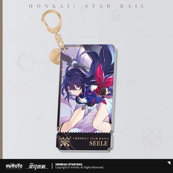 SU ORDINAZIONE Honkai: Star Rail Character Acrylic Keychain Seele 9 cm