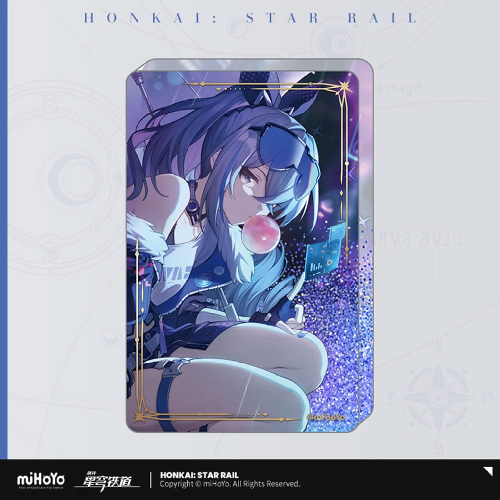 SU ORDINAZIONE Honkai: Star Rail Light Cone Acryl Ornament with Glitter: Incessant Rain 9 cm