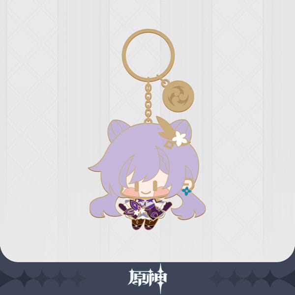 SU ORDINAZIONE Genshin Impact Character Metal Keychain Keqing  *PREZZO SPECIALE*