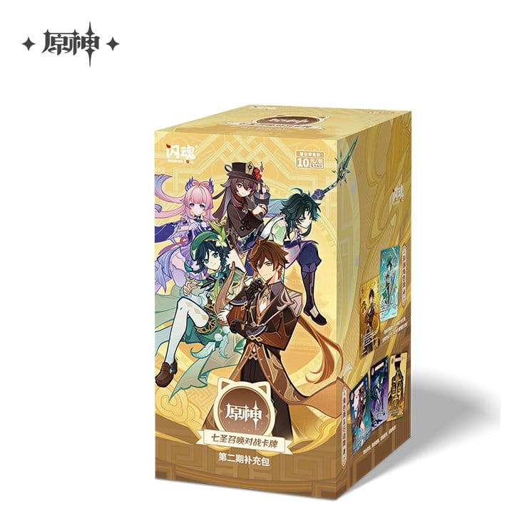 SU ORDINAZIONE Genshin Impact Trading Card Game Series 2 Blind Box Display (18) *Chinese Version*