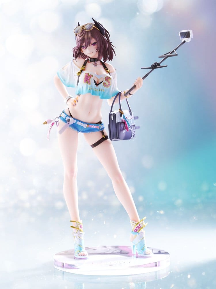 PREORDINE+ 03/2027 Azur Lane PVC Figure 1/7 Kirishima Bravely Summer TF edition 28 cm
