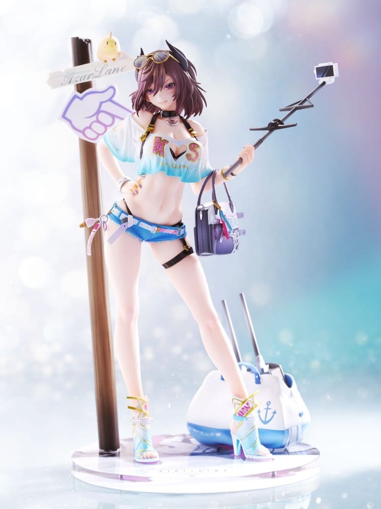 PREORDINE+ 03/2027 Azur Lane PVC Figure 1/7 Kirishima Bravely Summer 28 cm