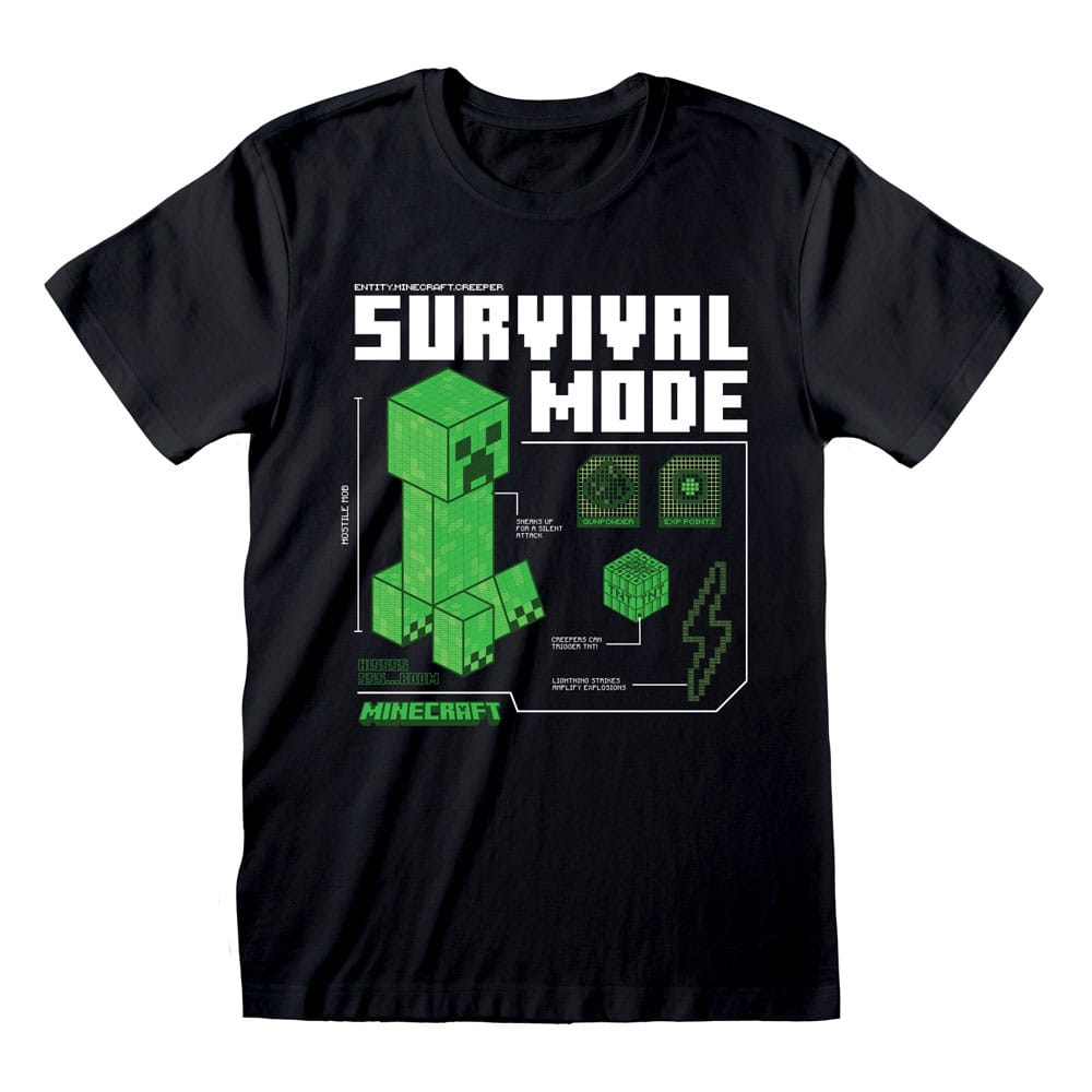 AUF BESTELLUNG Minecraft T-Shirt Survival Größe XL