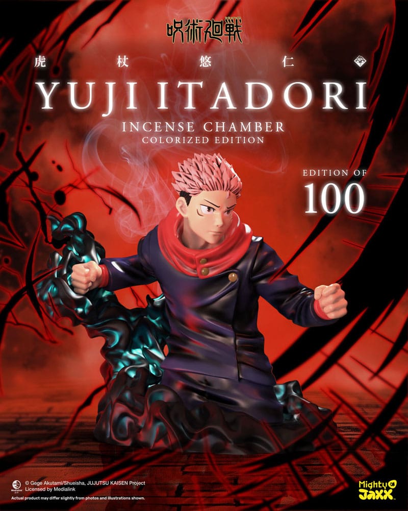 SU ORDINAZIONE Jujutsu Kaisen Statue Incense Chamber (Colorized) Limited Editon 22 cm *PREZZO SPECIALE*