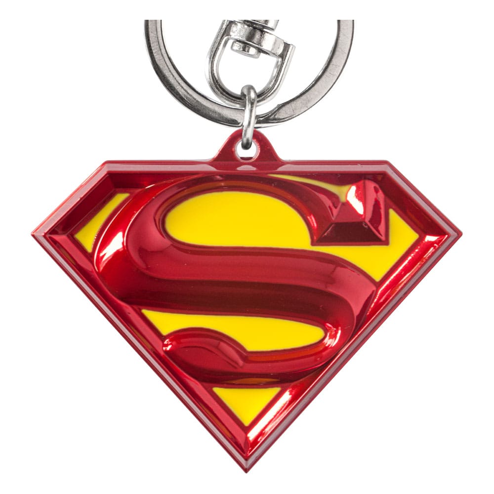 🧪 LAB | SU ORDINAZIONE DC Pewter-Keychain Superman Logo coloured