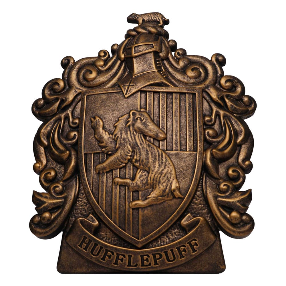AUF BESTELLUNG Harry Potter Figurenbank Hufflepuff Wappen 20 cm