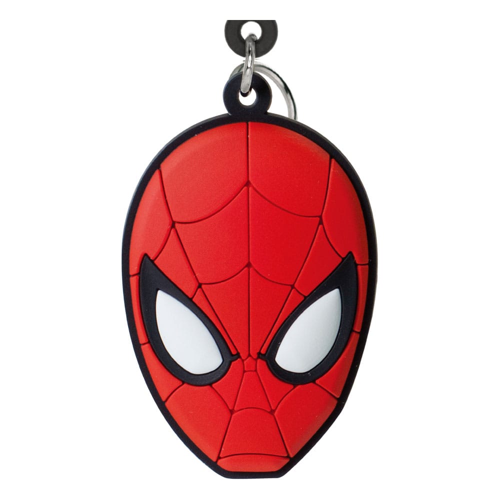 SU ORDINAZIONE Marvel PVC Bag Clip Spider-Man Head