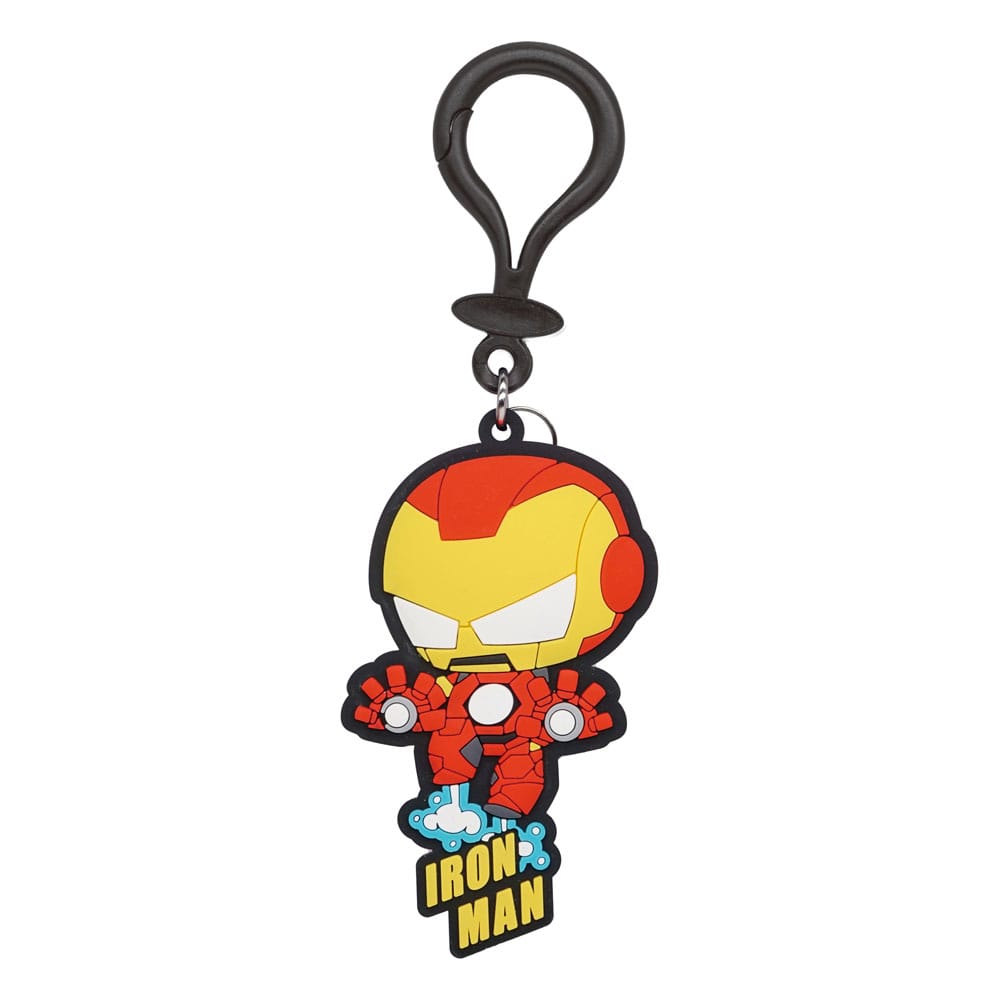 🧪 LAB | SU ORDINAZIONE Marvel Soft Touch PVC Bag Clip Iron Man