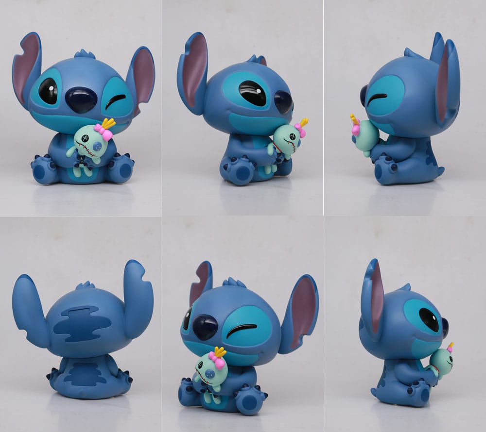 SU ORDINAZIONE Lilo & Stitch Figural Bank Stitch (in acetate box) 20 cm