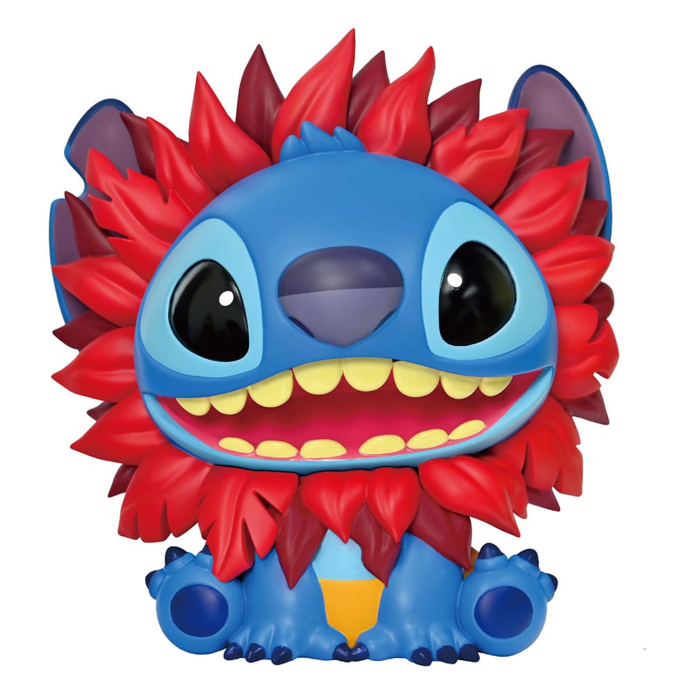 AUF BESTELLUNG Lilo &amp; Stitch Spardose Stitch im König der Löwen Kostüm