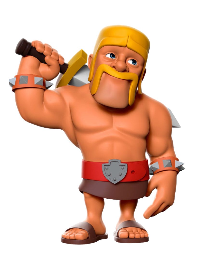 SU ORDINAZIONE The World of Clash Minix Figure Clash of Clans Barbarian 12 cm