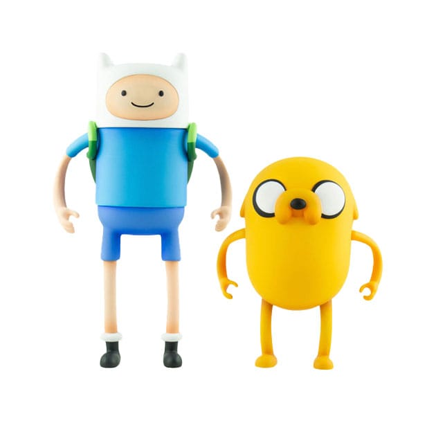 SU ORDINAZIONE Adventure Time Soft Vinyl Figure Jake & Finn 21 cm