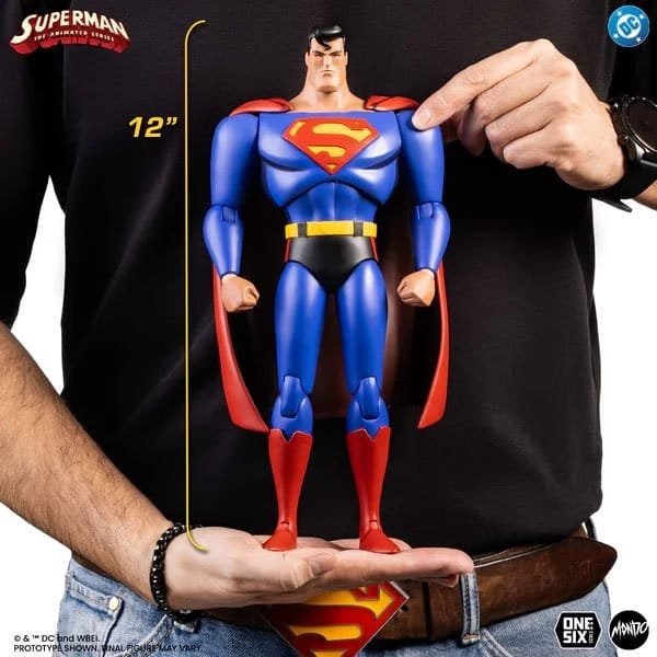 🧪 LAB | SU ORDINAZIONE Superman: The Animated Series Action Figure 1/6 Superman 30 cm