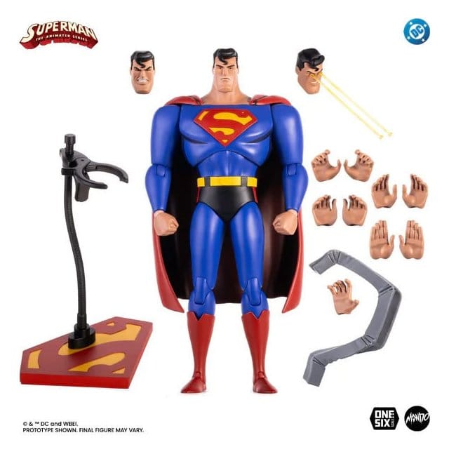 🧪 LAB | SU ORDINAZIONE Superman: The Animated Series Action Figure 1/6 Superman 30 cm