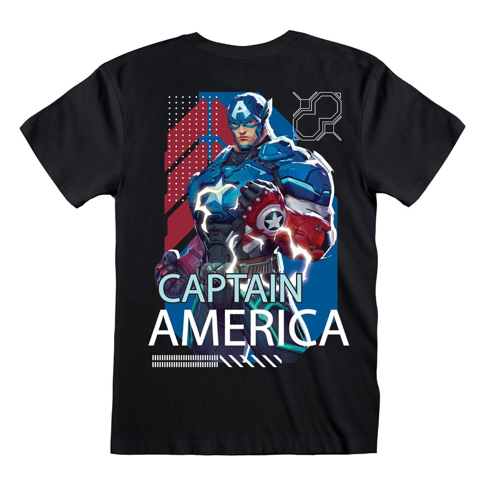 SU ORDINAZIONE Marvel Rivals T-Shirt Captain America Size S