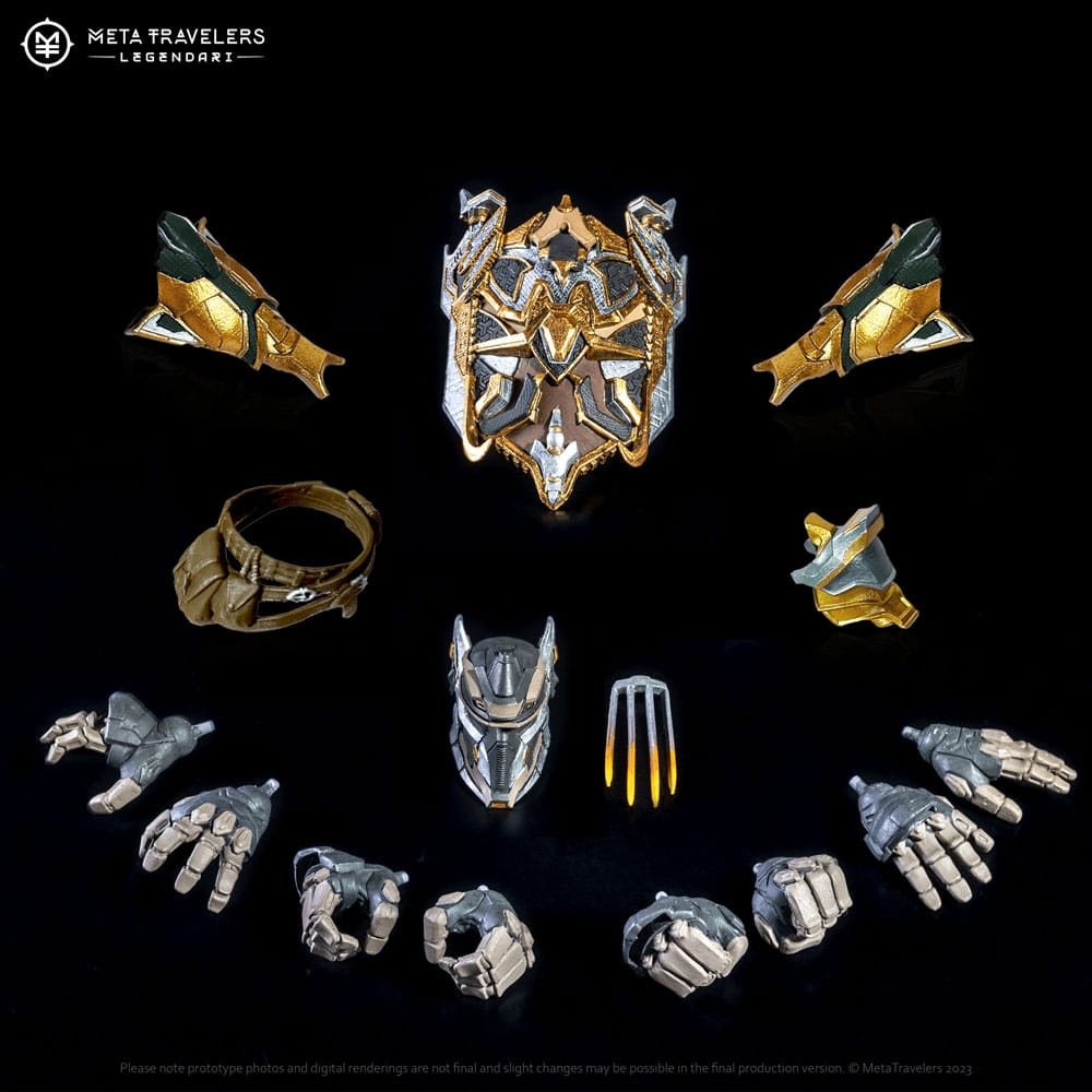 🧪 LAB | SU ORDINAZIONE Legendari Actionfigur 1/10 Cyberius Kaine 18 cm