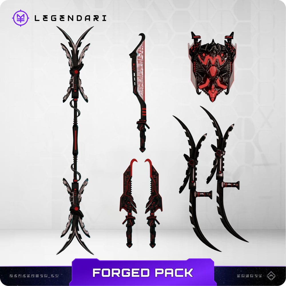 🧪 LAB | SU ORDINAZIONE Legendari Accessory Pack Forged Weapons Pack