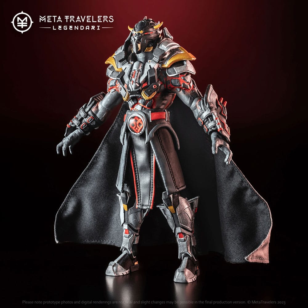🧪 LAB | SU ORDINAZIONE Legendari Actionfigur 1/10 Kael Darkhelm 18 cm